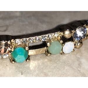 Chloe + Isabel Gold Bangle Bracelet W/ Crystals - B432MBG